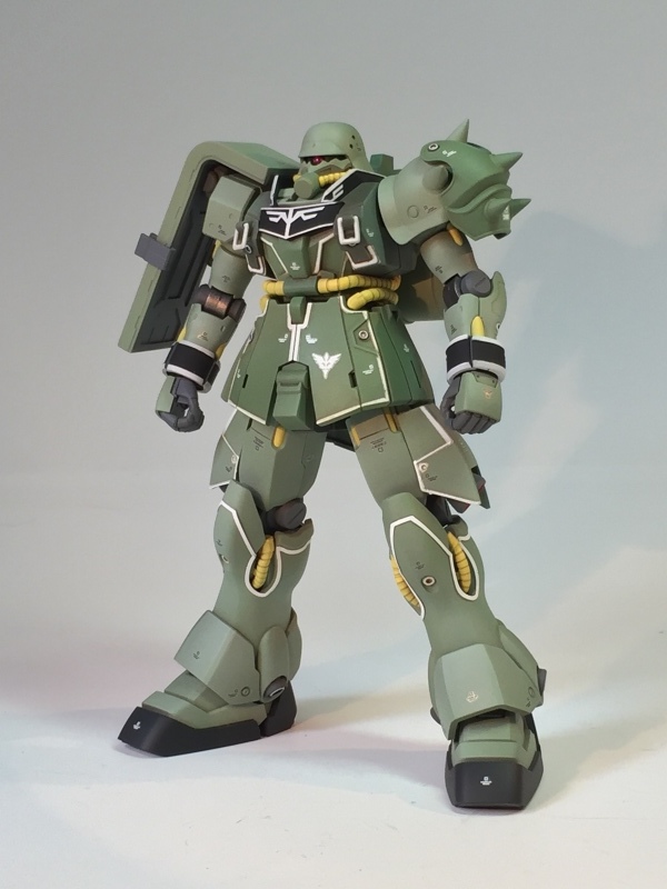 送料無料 通販 ファッション 1/144 HGUC ギラズール K : 改修塗装完成品】 キュアロン機 完成品