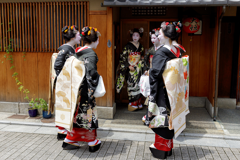 八朔のあいさつ回り（祇園甲部 豆純さん、豆こまさん、豆珠さん、豆沙弥さん）_f0155048_22341811.jpg