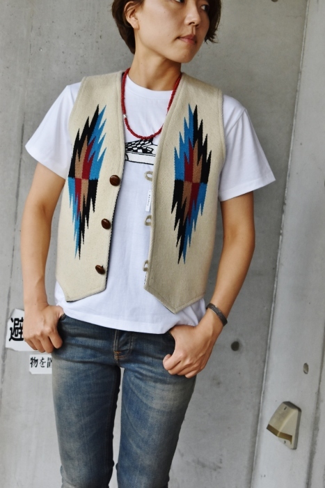 O.K. 手刺繍TEE VANS Checker FLAG Slip on スタイル★★★_d0152280_03010440.jpg