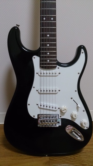 【メーカー直売】 Tony ぎたろうの安ギター伝説 : ブラック ストラトタイプ Smith ギター
