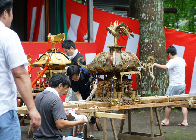 旧軽井沢諏訪神社の夏祭り♪_e0136511_17122650.jpg