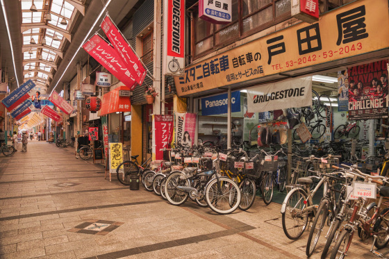 岡山県岡山市「奉還町商店街」 : 風じゃ~