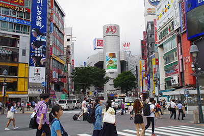 8月 21日(月)の109前交差点_b0056983_14413079.jpg