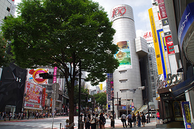 8月 21日(月)の109前交差点_b0056983_14413095.jpg