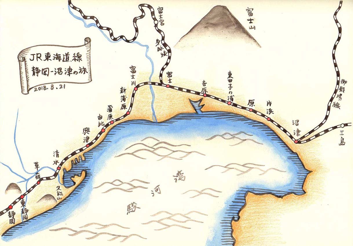 静岡 沼津の電車旅の見どころ 路線図 Yukaiの暮らしを愉しむヒント 静岡 沼津の電車旅の見どころ 路線図 Yukaiの暮らしを愉しむヒント