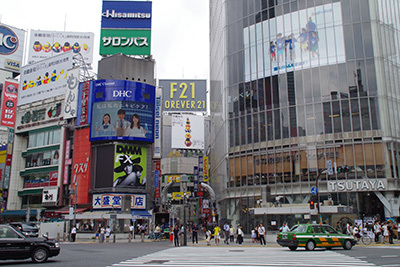 8月 22日(火)の109前交差点_b0056983_12010276.jpg