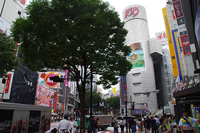 8月 22日(火)の109前交差点_b0056983_12010298.jpg