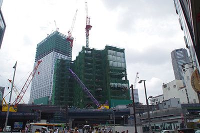 8月 22日(火)の109前交差点_b0056983_12023600.jpg