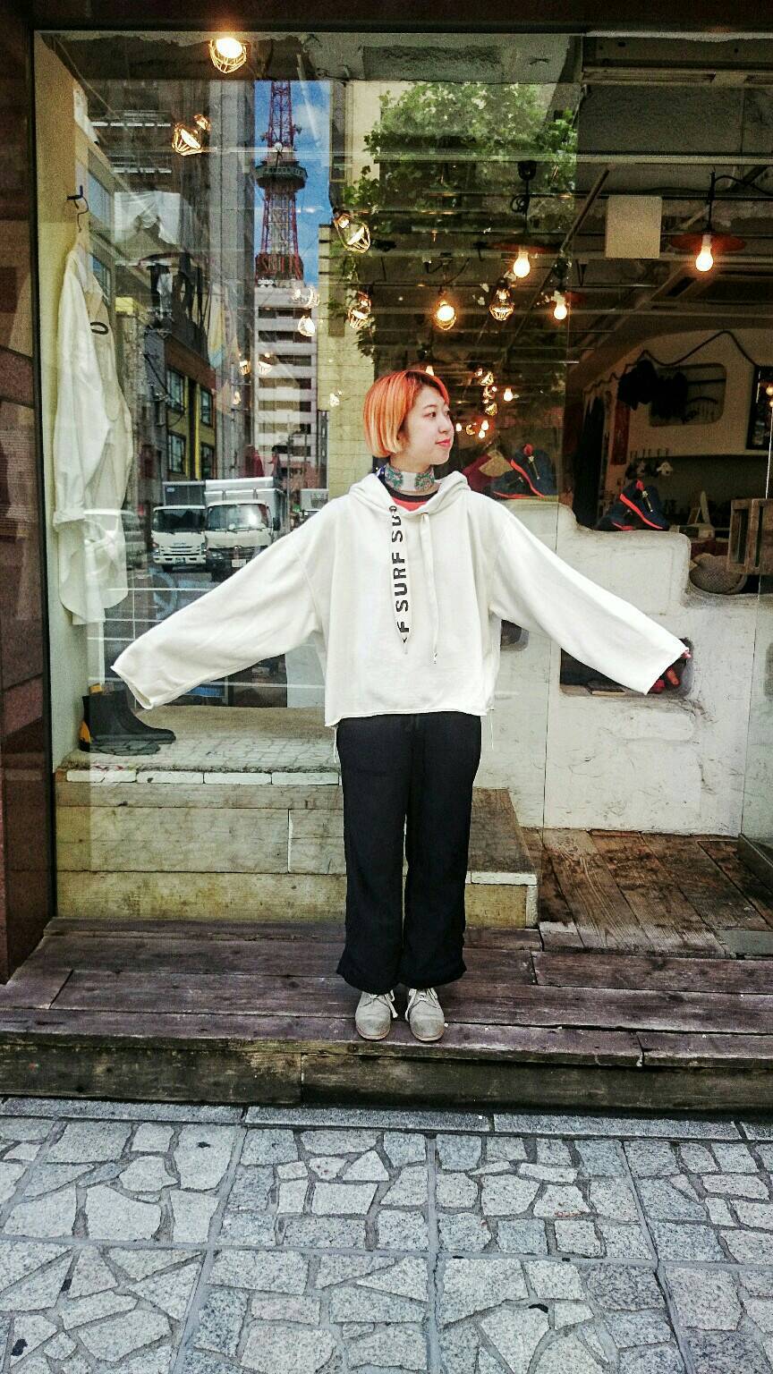 【激安大特価！】 裏毛ナマズSURFフードスウェット : SAPPORO STAFF BLOG トップス