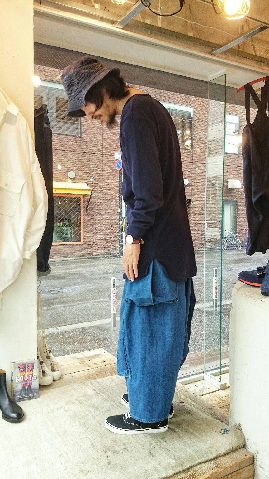 キャピタルKAPITAL 11.5ozデニムスリーパーダイバーパンツ