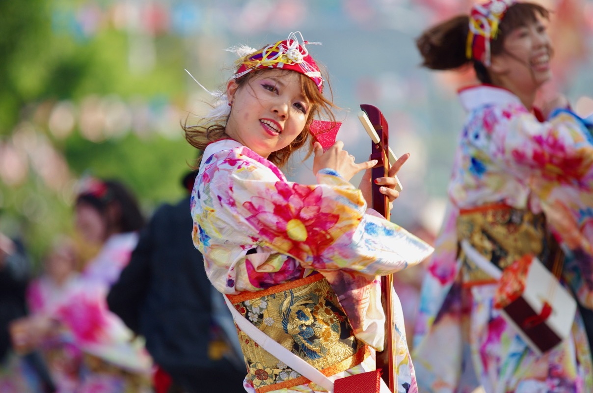 ２０１７高知よさこい祭り本番１日目その４６（よさこい演舞連　ほろろその１）_a0009554_22352464.jpg