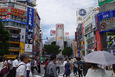 8月24日(木)の109前交差点_b0056983_15515485.jpg