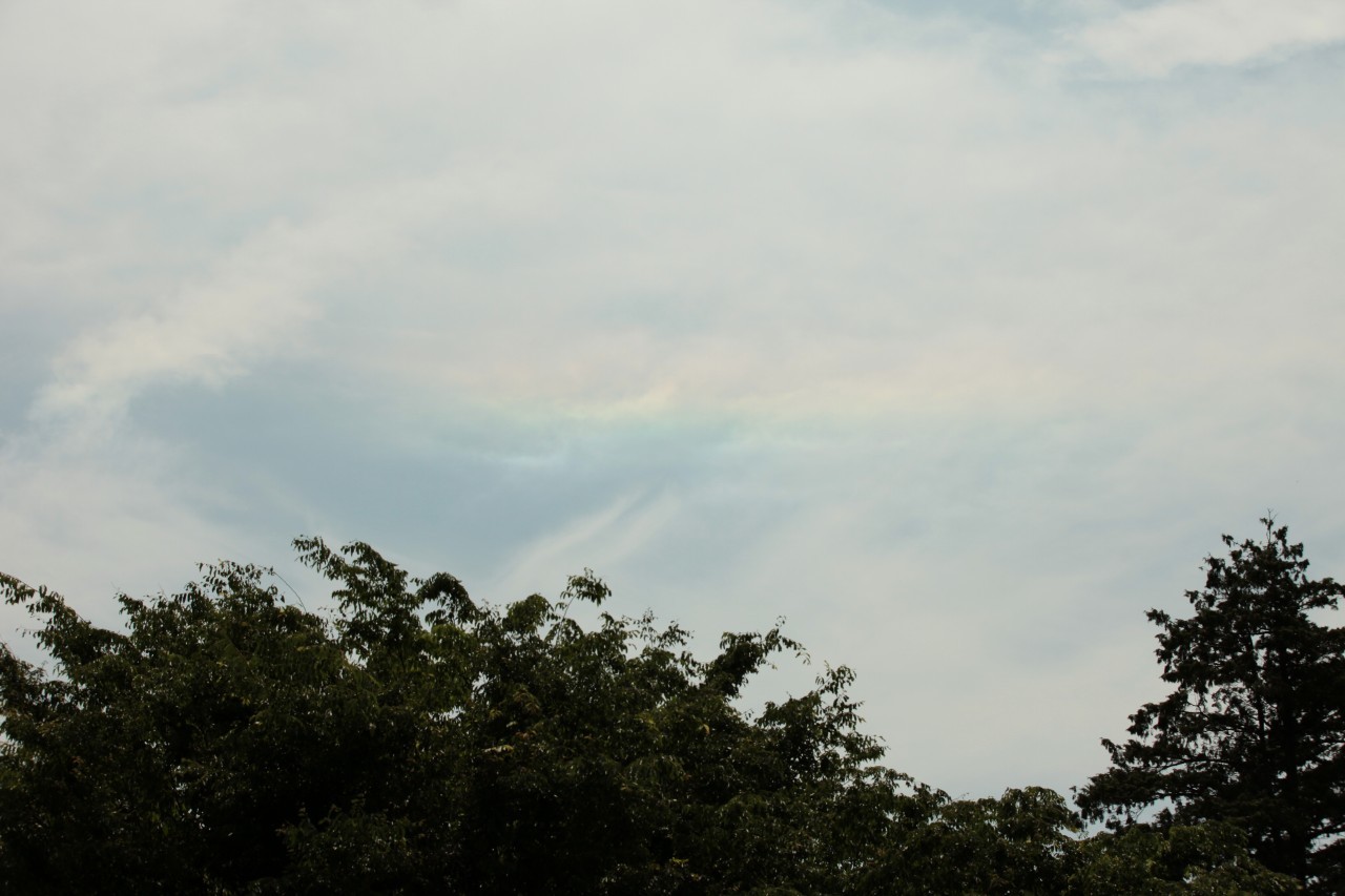 穴あき雲 消滅飛行機雲 環水平アーク 5 12 Toumei Oak 空の写真集