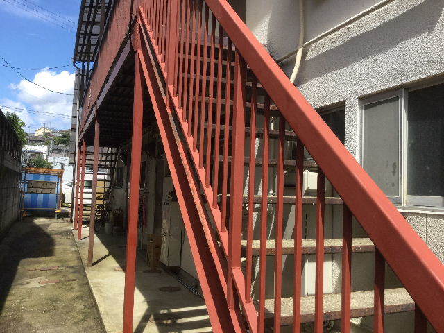 本日2か所目 鉄骨支柱交換工事_f0031037_19105551.jpg