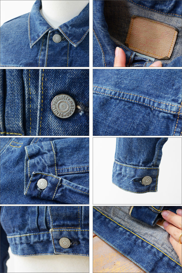 orslow [オアスロウ] PLEATED FRONT BLOUSE [03-6011-82] DENIM