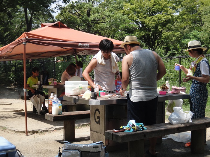 ◆鶴見緑地でＢＢＱ　～おっちゃん達のバーベキュー編～_f0238779_17225735.jpg