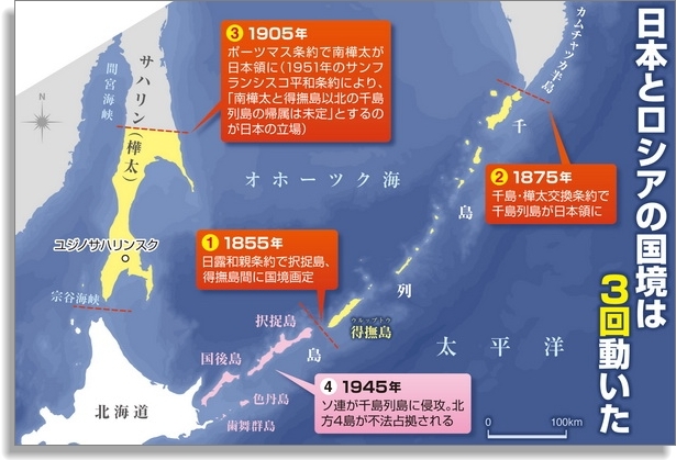 日本とロシアの国境 予習編 ケ セラ セラ