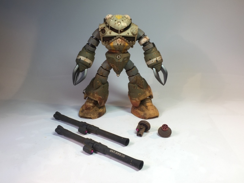 MG 1/100 残党軍 ズゴック リアル再現 戦場風 追加武装】 : K MG 1/100 残党軍 ズゴック リアル再現 戦場風 追加武装】 : K