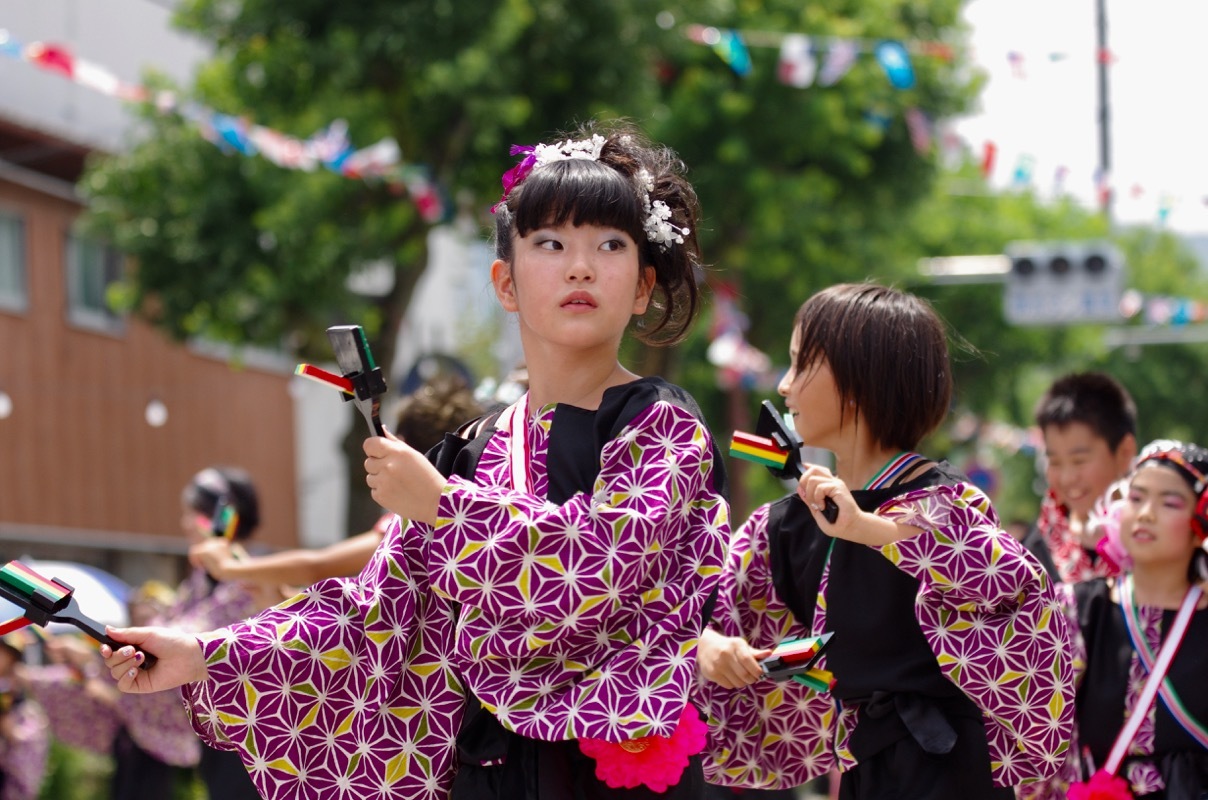 ２０１７高知よさこい祭り本番２日目その１（梅乃連）_a0009554_16591873.jpg