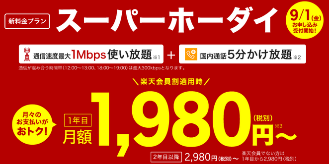 楽天モバイルの新プラン スーパーホーダイはお得か？維持費コストを検証_d0262326_20313842.png