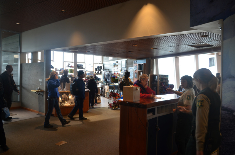 メンデンホール氷河（Mendenhall glacier）のビジターセンターを満喫。：ルビープリンセスアラスカクルーズ_f0054556_20024354.jpg