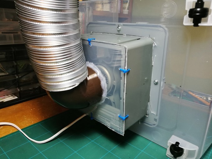 簡易塗装ブースを自作する 朴念仁の艱苦
