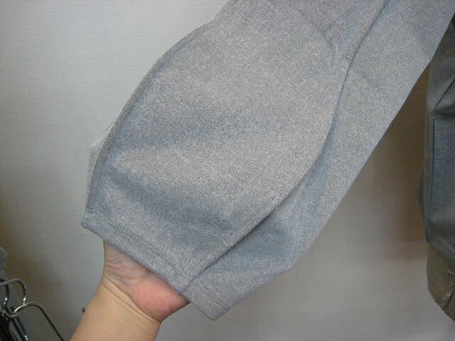 ｓｉｒｏ（シロ）ＦＬＡＲＥＳＬＥＥＶＥ　ＢＲＵＳＨＥＤ　ＳＴＲＥＴＣＨ　ＰＯ　ＧＲＡＹ　_a0089359_14255995.jpg