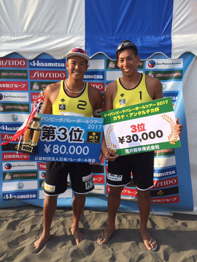 金栄堂サポート:長谷川徳海選手 ジャパンビーチバレーボールツアー平塚大会ご報告&インプレッション!_c0003493_14230706.jpg