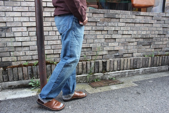 ANACHRONORM \"WASHES DENIM WIDE JEANS\" NM-5P01-W1 ご紹介_f0191324_09020199.jpg