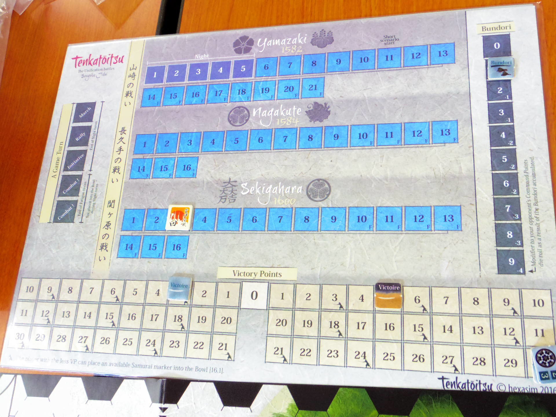 YSGA 八月例会の様子その３...(Hexasim)戦国時代シリーズ第２弾:天下統一『関ケ原の戦い：1600年』その弐_b0173672_21062522.jpg