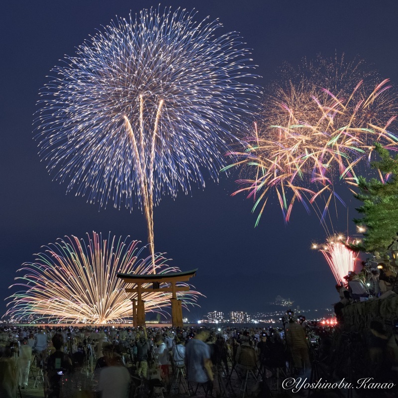 宮島水中花火大会 写真ブログ 四季の詩