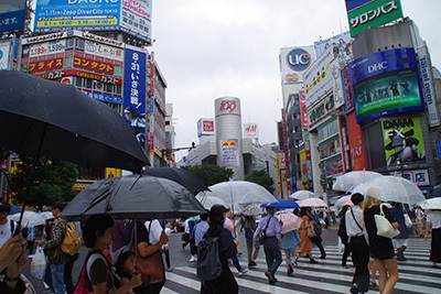 8月31日(木)の109前交差点_b0056983_11305138.jpg