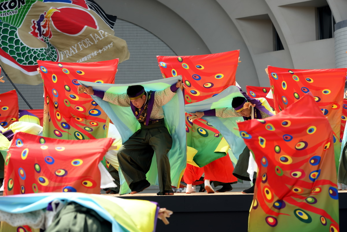 原宿表参道元氣祭スーパーよさこい2017　「ぞっこん町田’98」さん　東京都町田市_c0276323_16144810.jpg