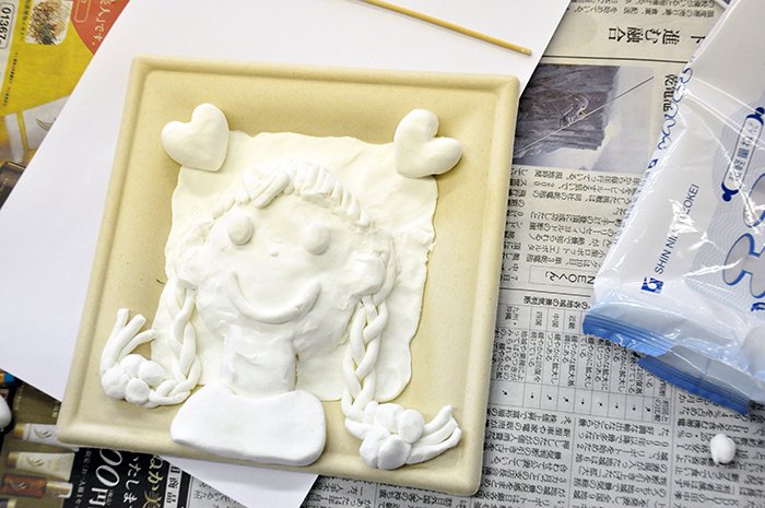 自画像のレリーフを作ろう!_b0212226_09570386.jpg