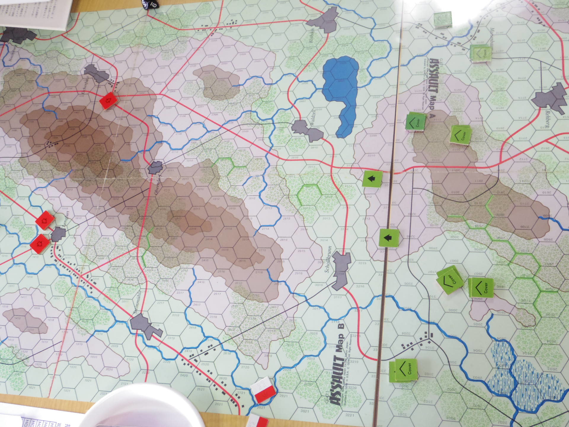 オープンセール 福袋 GDW/HJ)Assault 現代機甲戦：かつてそのデザイン思想に感動した ウォーゲーム