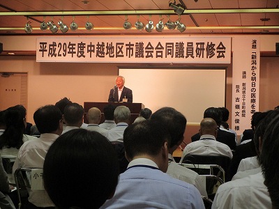 中越地区市議会研修会 松原県議要望会_f0019487_18175342.jpg