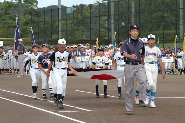 平成２９年　第１７回　富田林ロータリー旗争奪少年軟式野球大会　開会式_c0309012_18424375.jpg