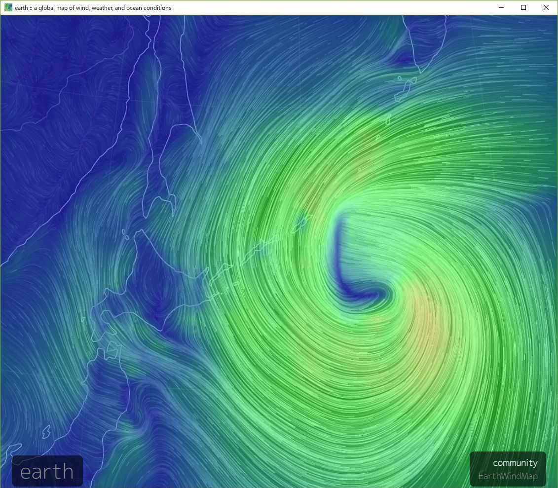 ステルス台風の風の中を_c0025115_20104384.jpg