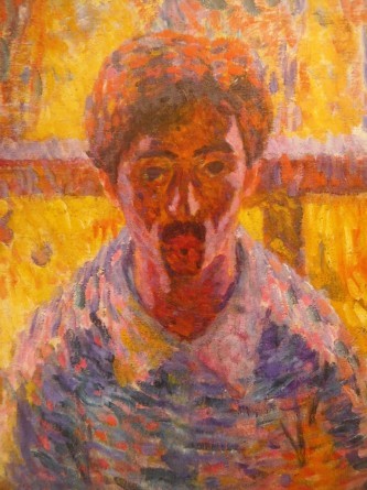 没後 90年 萬 鉄五郎展 神奈川県立近代美術館葉山 : 川沿いの