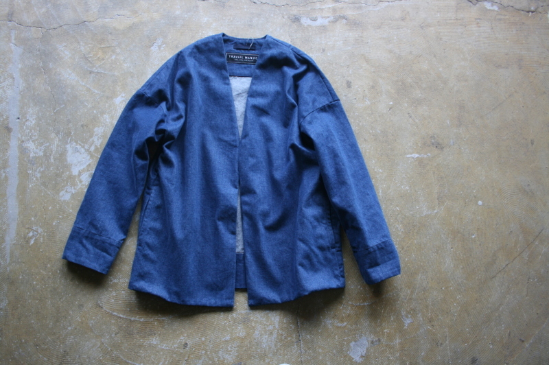 第3961回　Brushed denim Jacket。_f0366424_14571993.jpg