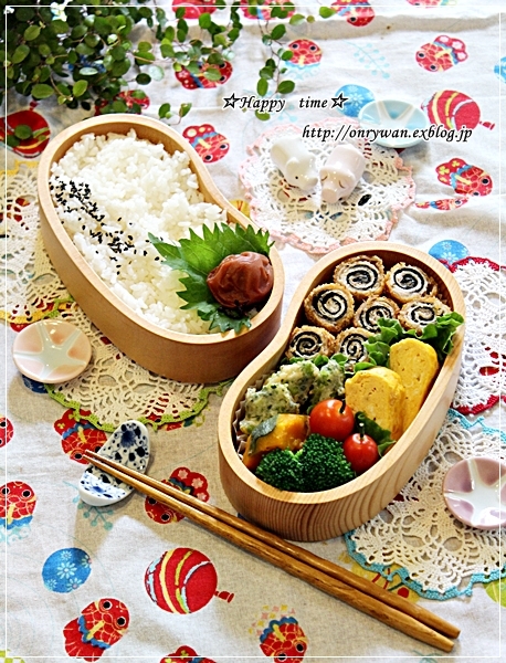 磯辺ロールカツ弁当と今週の作りおき♪_f0348032_17525572.jpg