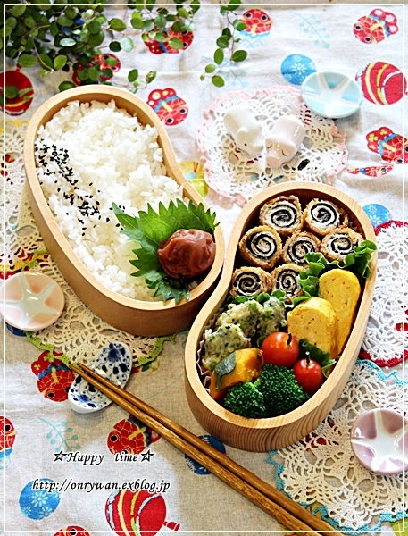 磯辺ロールカツ弁当と今週の作りおき♪_f0348032_17530715.jpg