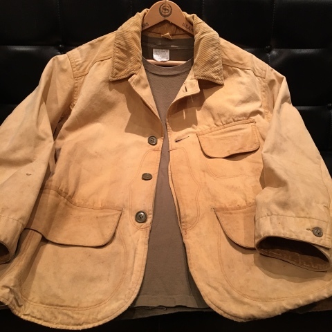 1950s \" MOHAWK \" ALL cotton - BROWN DUCK - VINTAGE HUNTING JACKET ._d0172088_20495767.jpg