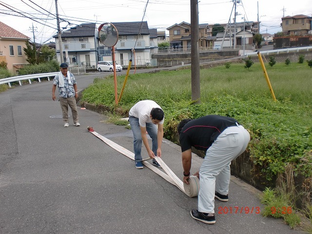 より多くの方が役員を経験し層の厚い防災体制を! 新たな体制で臨んだ駿河台三丁目の夏季防災訓練_f0141310_07224652.jpg