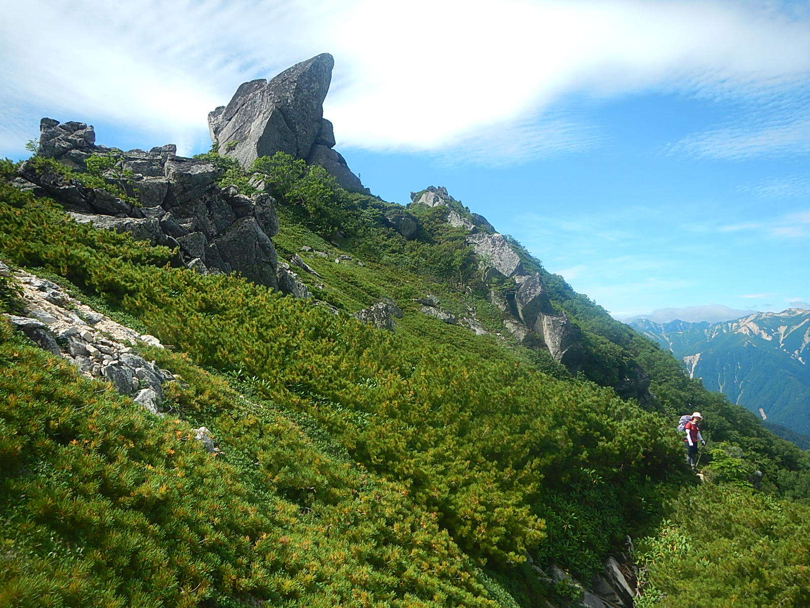 餓鬼岳〜唐沢岳(*\'▽\'*)♪_d0296106_22160699.jpg