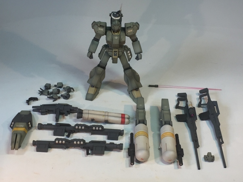 最高級のスーパー HGUC 1/144 ジェガン エコーズ仕様 パラオ攻略戦 ダグザ 完成品