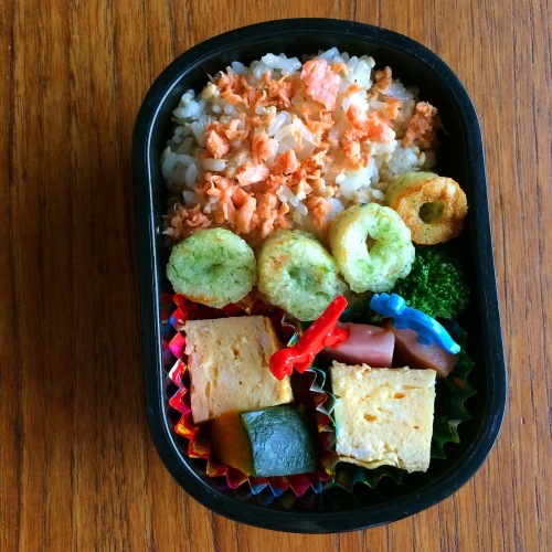 年少さんのお弁当 ちくわの磯辺揚げは輪切りがかわいい 野口家のふだんごはん レシピ置場