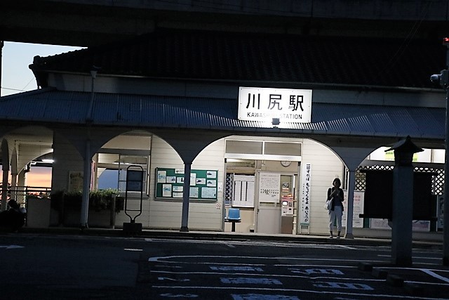 藤田八束の鉄道写真＠鹿児島本線川尻駅駅舎・・・加勢川鉄橋と列車達、歴史を語り掛ける鉄橋と鉄道川尻駅_d0181492_21471648.jpg