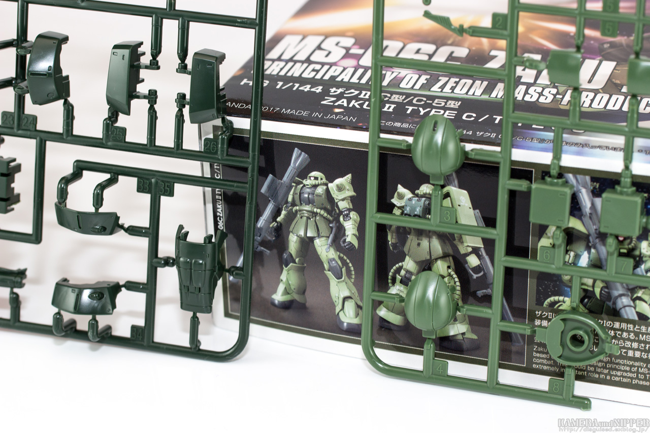 機動戦士ガンダム The Origin Hg 1 144 ザクii C型 C 5型 Nacht Modell Kollektion