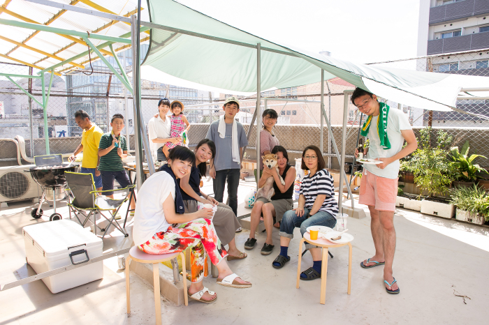 屋上でBBQ_f0355900_08462980.jpg